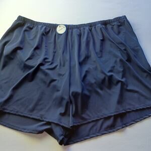 Swimsuits For All Plus Navy Blue Sport Size Athetic Short Plus Womens Size 32